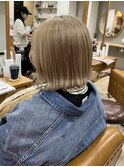 【立町メアリーバイメリー】☆ホワイトベージュ×ケアブリーチ☆