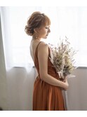 堀江/ヘアセット/ダウンシニヨン