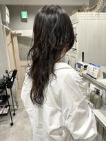 リアイス(Re:ICE) ロングウルフ毛先ワンカールニュアンスパーマ