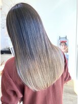 アーブル ヘアーアンドメイク(ARBRE) 髪質改善トリートメントブリーチベージュハイライトダブルカラー