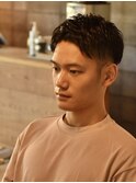 大人ショートアップバング【メンズカット/メンズヘア】