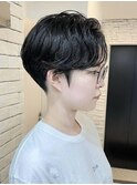 絶壁解消/ひし形/くびれ/大人ショートボブ/60代50代40代