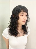 オンまゆロングパーマ