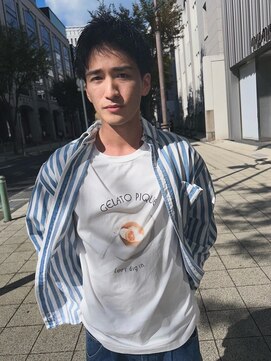 ルックグッドストア(LOOK GOOD STORE) メンズカットアップバングビジカジショートダークアッシュ