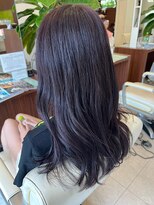 ヘアーアンドエステ ハラダ 滝ノ水店(Hair&Esthe Harada)&nbsp;艶髪シアーブラウン/セミロング