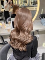 ロンドウル 熊本(Lond ulu) ウェーブミディアムメルティカラー×ブリーチなし韓国【熊本】