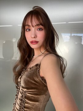 ボタン ハカタ(VOTAN hakata) 【前田七音】ブリーチなしダブルカラー/ミルクティーベージュ