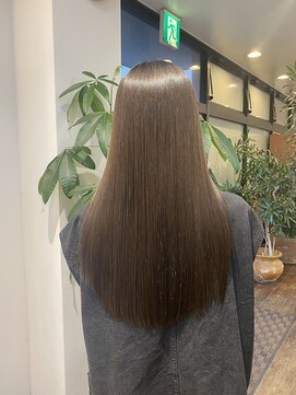 ネバーランド 平成店(NEVER LAND) グレージュ艶髪カラー