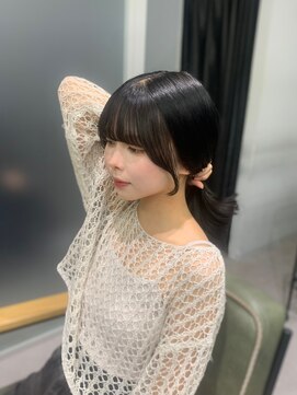 シェス 梅田茶屋町(shes) 似合わせ顔周りカット/アリサ