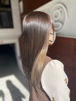 ヘア サークル ジープ 石井店(hair circle geep)&nbsp;透明感たっぷり！インナーミルクティーカラー