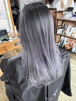 ヘアサロンラルガ 下曽根店(Hair salon Raruga)&nbsp;ラベンダ×ーグレーののシャドールーツ