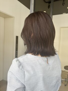 フリック 堺東店(FLICK) くびれボブ/アッシュグレー/堺東