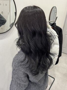 ソヨン 栄2号店(SOYON) 《暗めカラー》学生/社会人/透明感ブラッグ/ブルー