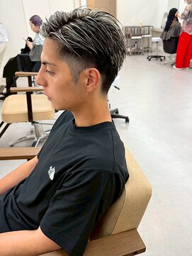 エトレ(etore) メンズカラー/アッシュグレー/ツーブロック