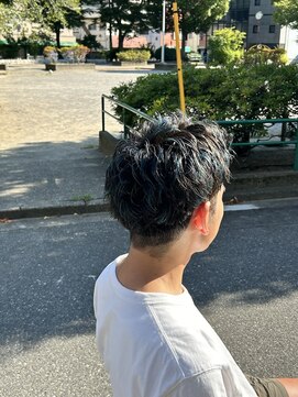 スウェル 千葉店(Swell) ショートスタイル×ブルーハイライト