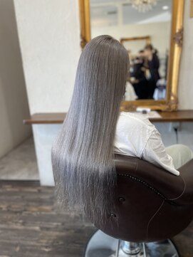 フリーク 石岡店(FREAK) 全頭ブリーチ【シルバー系】