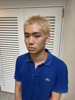 メンズレコ 渋谷(MEN'S LECO)&nbsp;メンズハイトーンブロンドバズカット