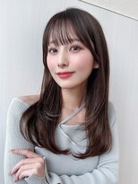 アフロート エル 大阪(AFLOAT L) 似合わせ前髪顔まわりカットで小顔に!大人可愛いレイヤー