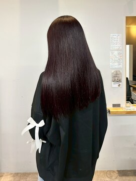ヌープヘアーアイス(NUUP.hair ici) 【透明感】深みバイオレットの大人上品艶ロングヘア◎