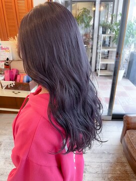 セットアップ 岡山北長瀬店(SET-UP) ラベンダーカラーダブルカラー透明感ハイトーン