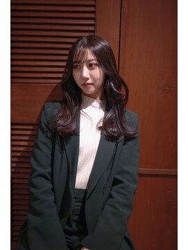 オーパスバイアンブルリュクス 池袋(Opus by ambleluxe) ミディアムレイヤー/バーガンディー/レイヤーカット