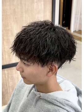 エッジ(EDGE) 大分メンズ刈り上げショートマッシュツイストスパイラルパーマ