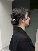 お呼ばれアレンジ（ボブヘア）