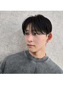 コンマヘア &nbsp;ダウンパーマ &nbsp;シースルー カルマ　韓国風