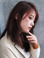 ルー(Luu)&nbsp;大人ガーリー/似合わせカット/イメチェン/前髪/水素カラー