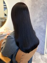 カノエ 福岡香椎店(canoe) ダークブラウンカラー 縮毛矯正 髪質改善 ストレート 艶髪 20代