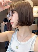 20代/30代/ニュアンスカラー/小顔/前髪カット/ショート/表参道
