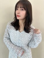 マリアバイアフロート(Maria by AFLOAT)&nbsp;大人ミディアムレイヤーくびれスタイルグレーベージュ