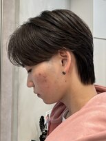 ニコトウキョウ 新宿(nico TOKYO) センターパートウルフニュアンスパーマ襟足ありショートネープ