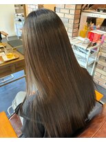 セットアップ 岡山北長瀬店(SET-UP) 大人ガーリー鏡ツヤツヤロング