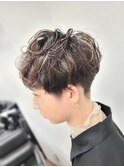 ナチュラルショート大人ショートヘア白髪ぼかしハイライト
