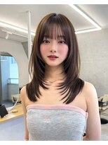 サンドナル 鹿児島天文館(sand NALU)&nbsp;ハッシュカット/グレージュ/デザインカラー[鹿児島天文館]