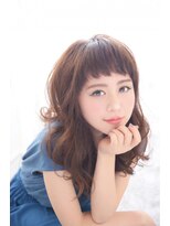 ビッケ(Vicke)&nbsp;【Vicke渋谷】ショートバングが可愛いガーリーウェーブ