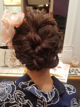 ネオリーブアイム 横浜西口店(Neolive aim) 浴衣にもあう!!涼しげまとめ髪