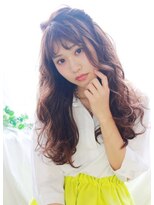 ヘアーカラープラス 都賀店(PLUS) ココアベージュ・可愛いロング