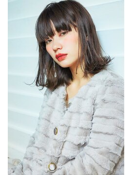 ラレイ(Lalei) 【Lalei】黒髪厚めバングロブ　表参道/青山