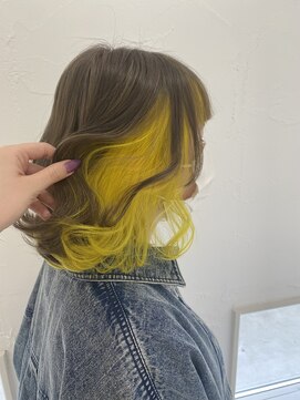 ロルド レーブ(Rold reve) インナーカラー × イエロー×バイカラー