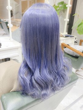 デイズ(days) ラベンダーカーキグレージュカラー デザインカラーブリーチ