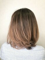 コジック ヘアアンドアイ(Cogic hair & eye)&nbsp;【Cogic】外国人風バレイヤージュカラー 結べるボブ