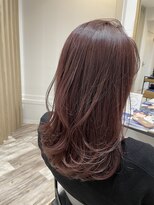 ロエネ(LOENE)&nbsp;【ルイstyle】上品な艶感☆イルミナカラーピンクベージュ