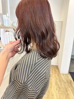ジュエ ヘアー デザイン(Jue hair design)&nbsp;ピンクベージュカラー