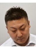 フェードカット×アップバングショート <理容室> <町田>