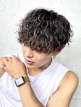 アソビ 表参道(ASOBI) ツイストスパイラルパーマ　マッシュ