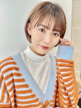 ロシェ 横浜店(loche) オリーブベージュ前髪レイヤーカット×横浜