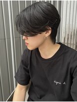 リコ ヘアアンドリラクゼーション 名駅店(LICO HAIR＆RELAXATION)&nbsp;センターパートニュアンスパーマ　名古屋駅/名駅/メンズ