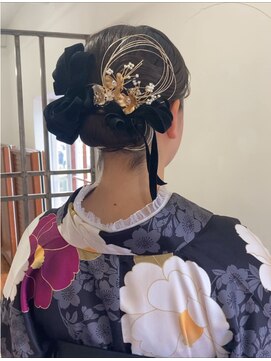 ヘアーアンドメイクアップモパ ヘアセット